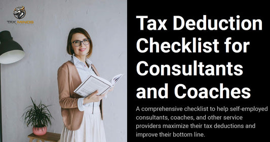 Tax Deduction Checklist for Consultants and Coaches