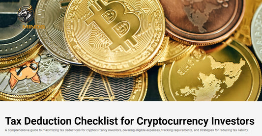 Tax Deduction Checklist for Cryptocurrency Investors (Digital Download)