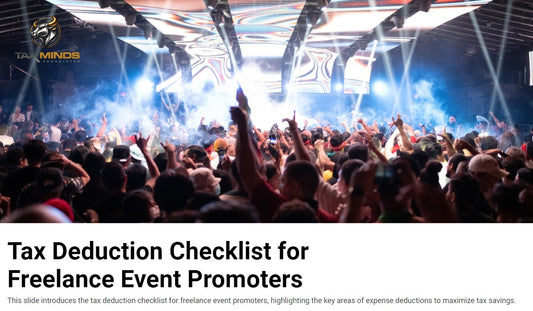 Tax Deduction Checklist for Event Promoters (Digital Download)
