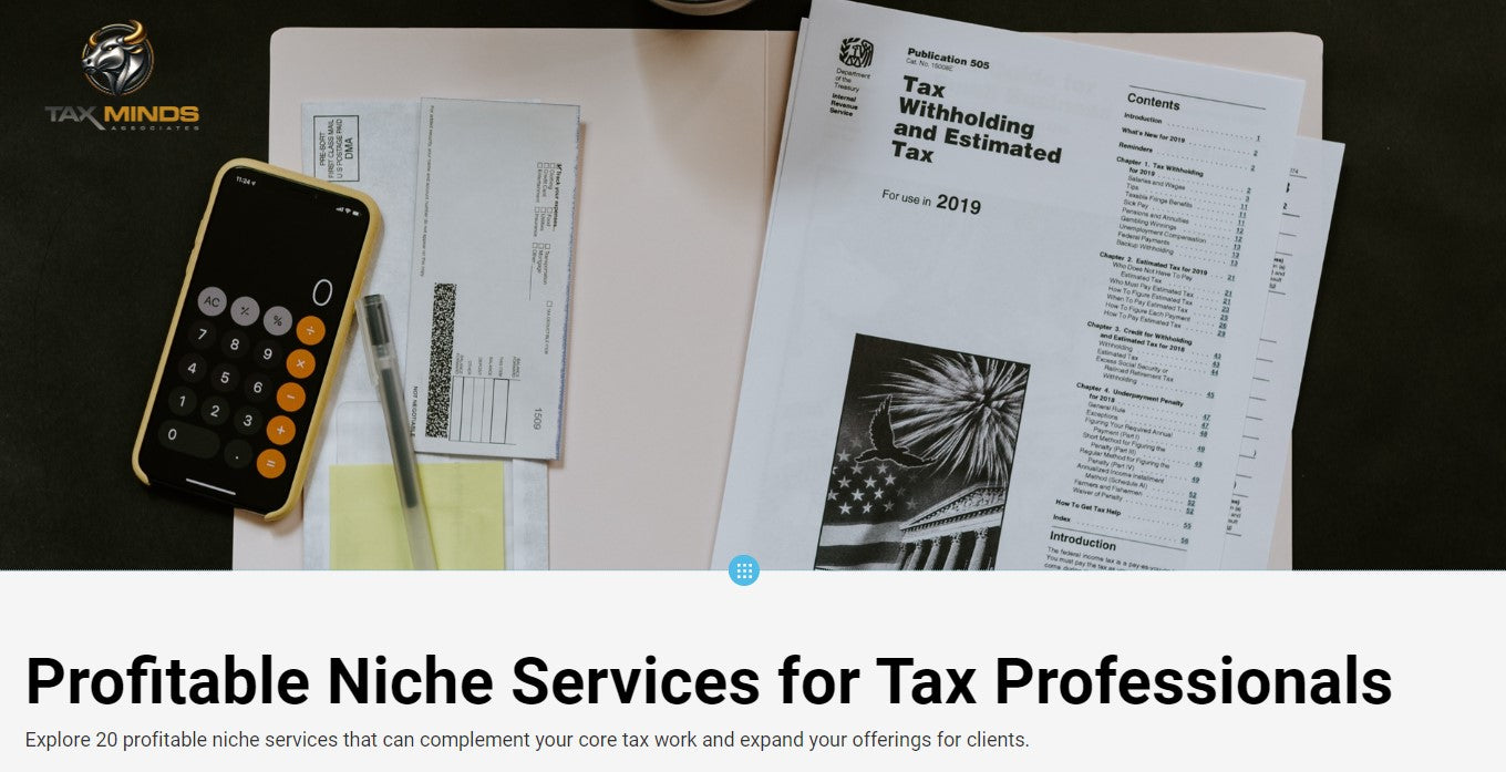 Top 20 Profitable Services for Your Tax Business