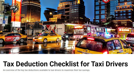 Tax Deduction Checklist for Taxi Drivers (Digital Download)